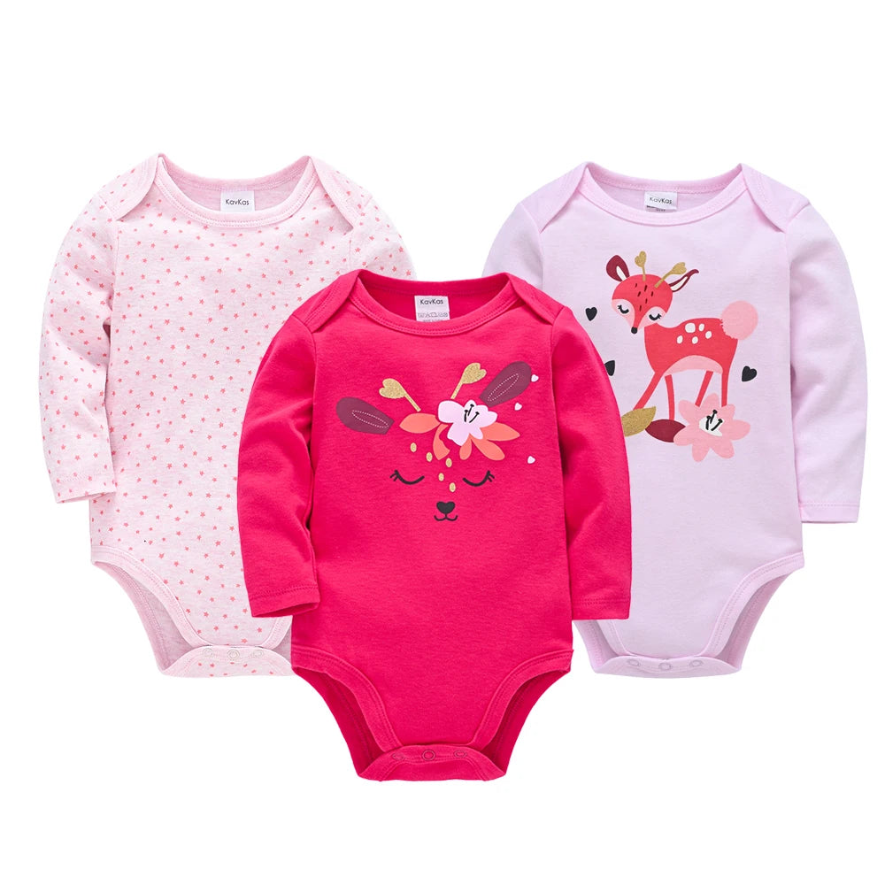 Sets Of 3 Or 6 Baby Bodysuits 9 - 24M