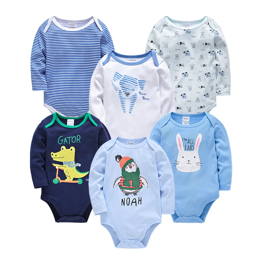 Sets Of 3 Or 6 Baby Bodysuits 9 - 24M