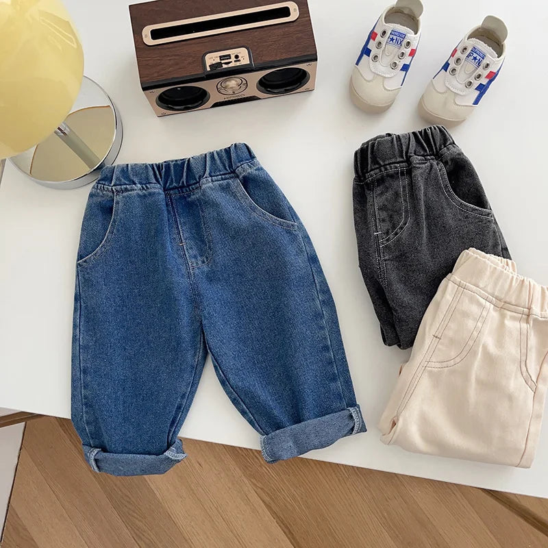 Kids Casual Baggy Jeans.