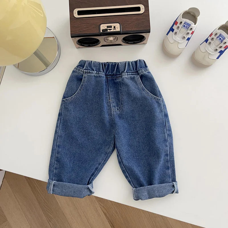 Kids Casual Baggy Jeans.
