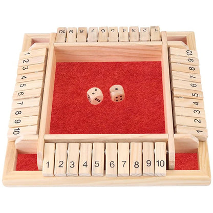 Deluxe Shut The Box Board Game