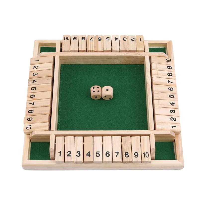 Deluxe Shut The Box Board Game