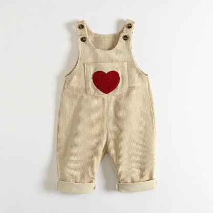 Unisex Soft Corduroy Overalls