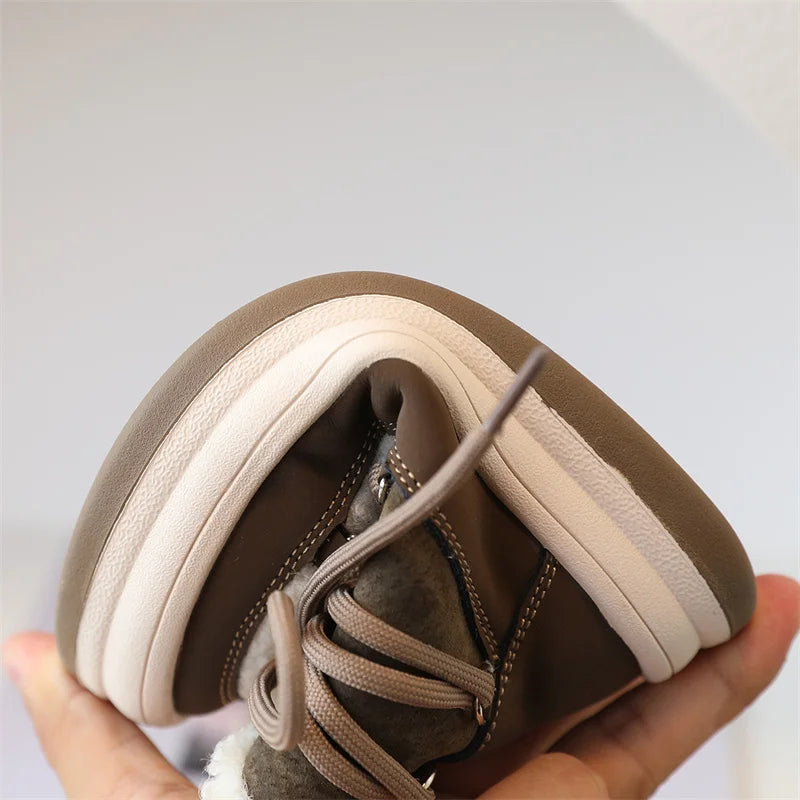 Warm Plush Winter Kids Boots