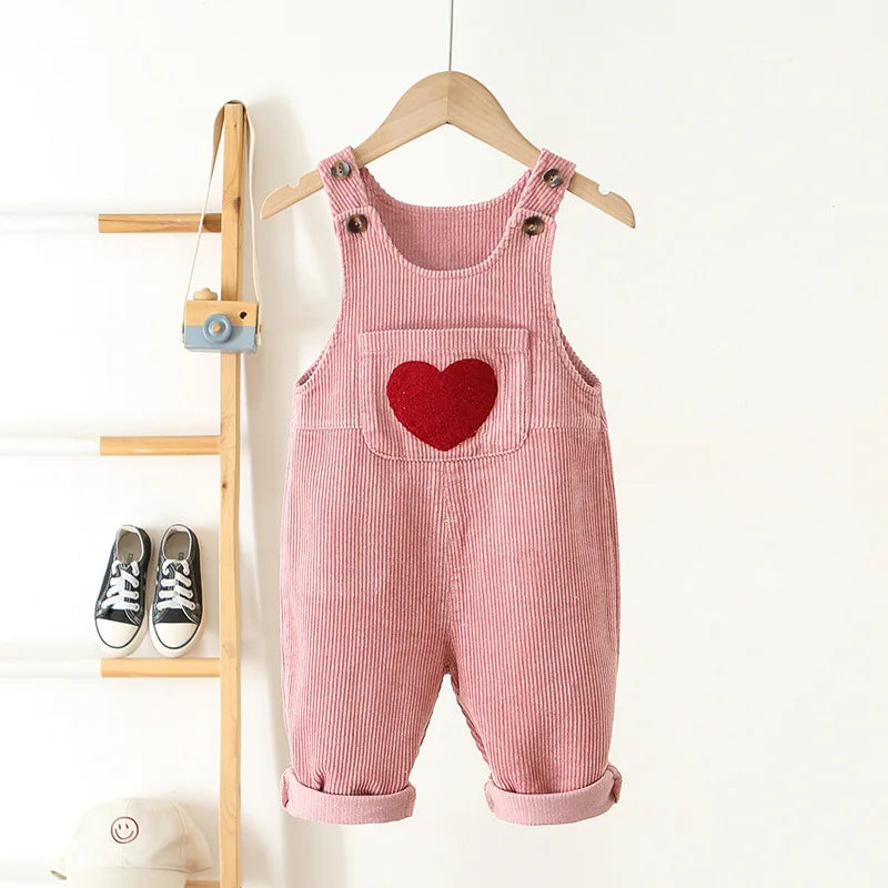 Unisex Soft Corduroy Overalls