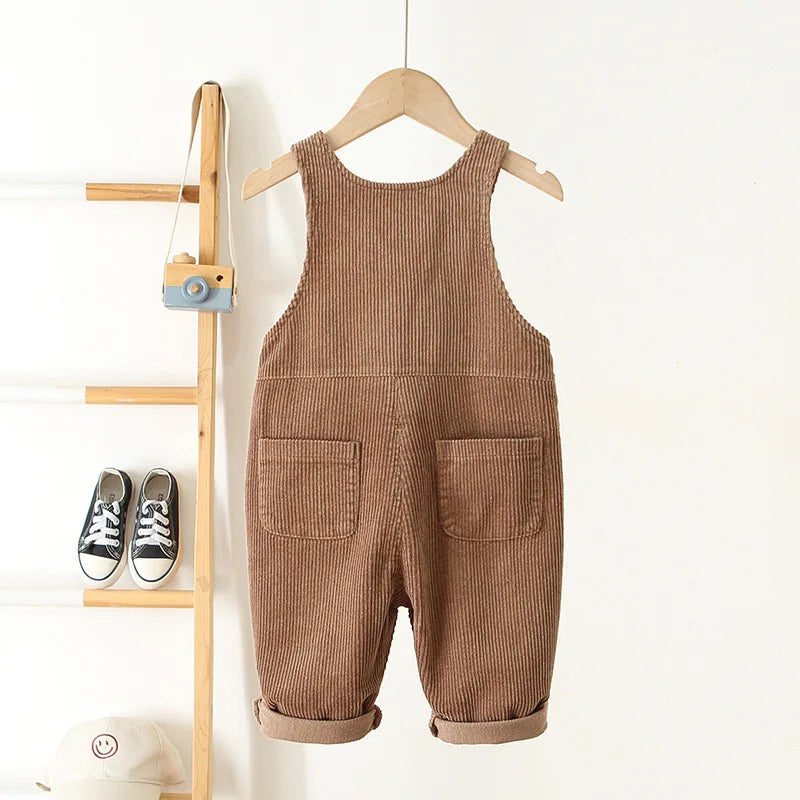 Unisex Soft Corduroy Overalls