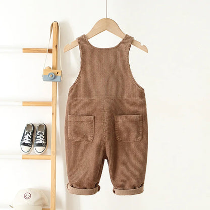 Unisex Soft Corduroy Overalls