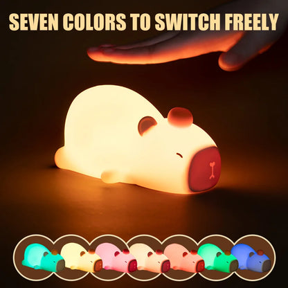 Touch Sensor Capybara Night Light