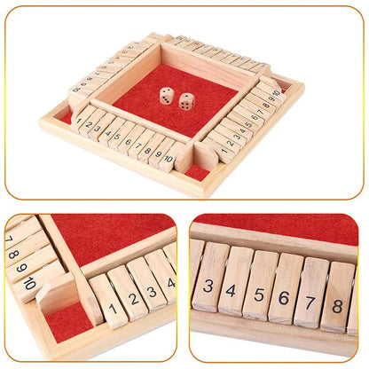 Deluxe Shut The Box Board Game