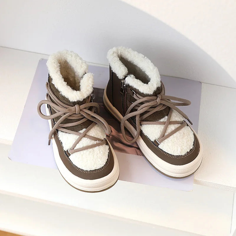 Warm Plush Winter Kids Boots