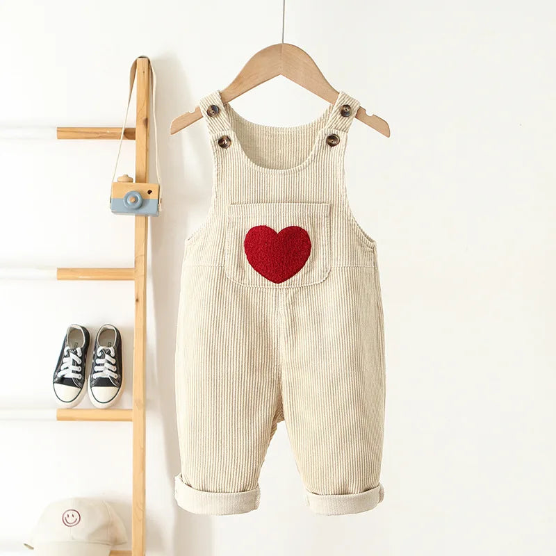 Unisex Soft Corduroy Overalls