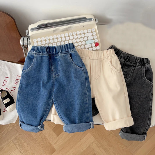 Kids Casual Baggy Jeans.