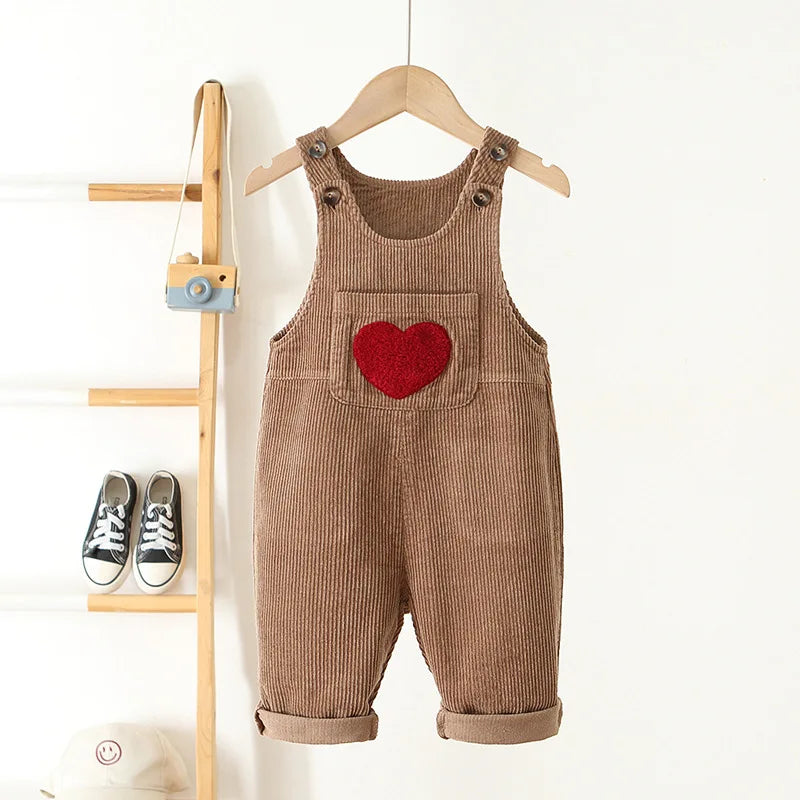 Unisex Soft Corduroy Overalls