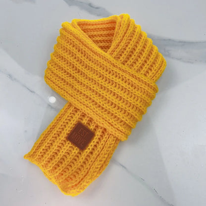 Autumn Winter Knitted Scarf for Kids